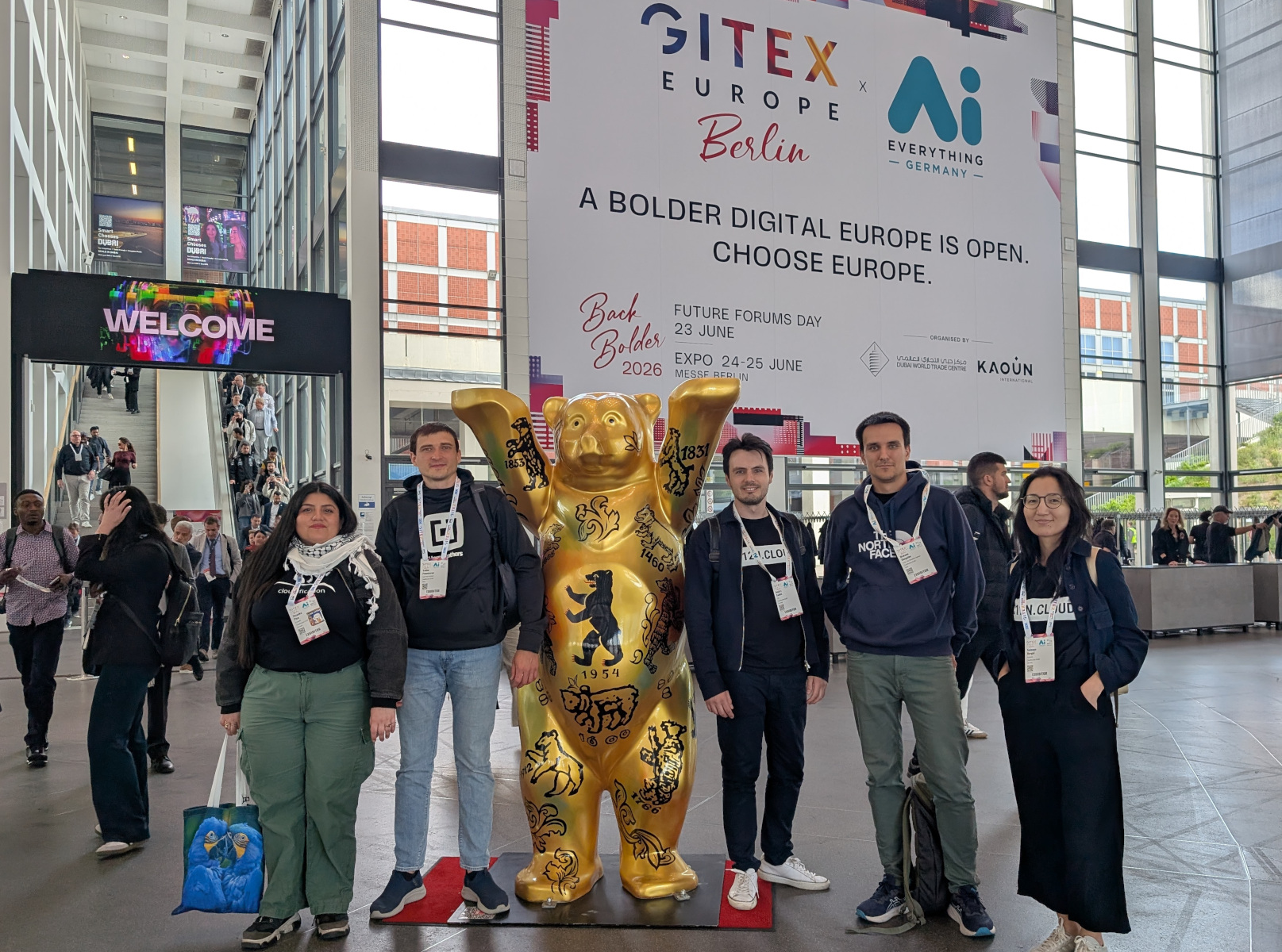 Cloudification Team at Gitex Europe 2025 in Berlin