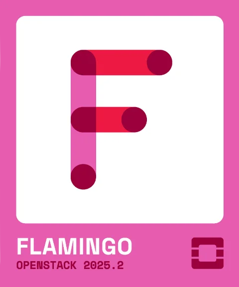 openstack v.2025.2 codename flamingo logo